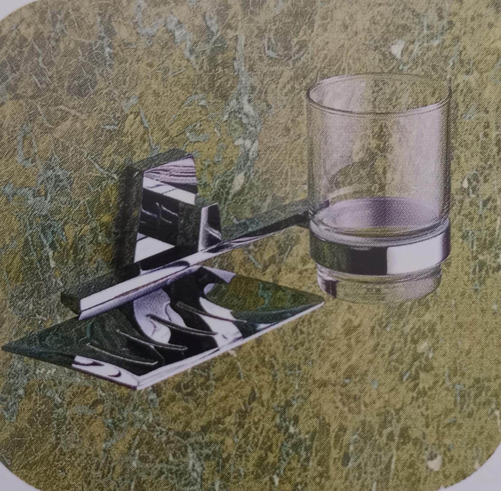 DECOR OLAY COMBO SOAP DISH WITH TUMBLER HOLDER OL00014